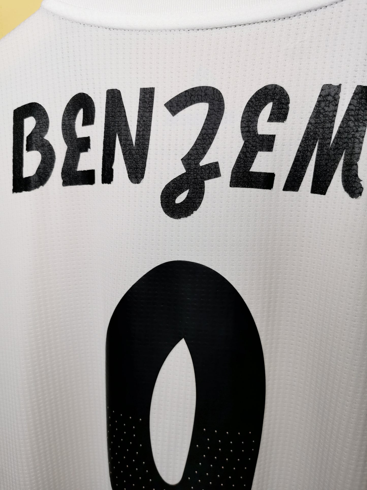 2018 Real Madrid Home Long Sleeve Player Spec 'Benzema 9', Medium